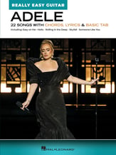 Adele Really Easy Guitar Guitar and Fretted sheet music cover